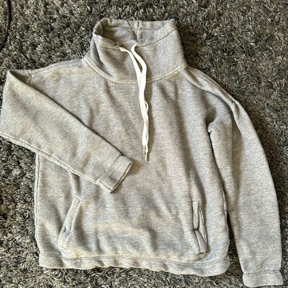 banana republic womens turtle neck hoodie